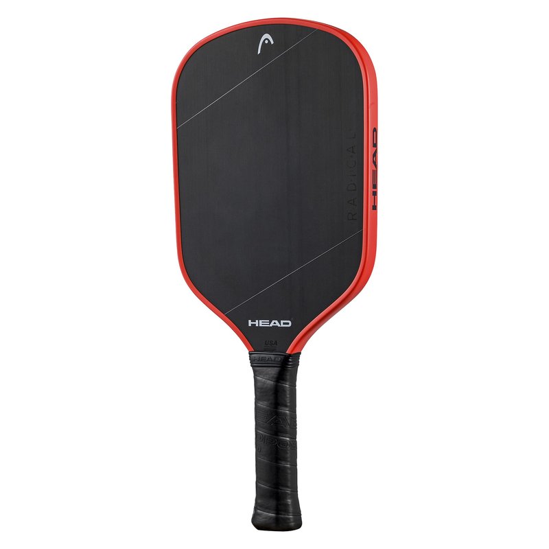HEAD Radical Tour EX Raw Pickleball Paddle - Black/Orange / 4 1/8 / 8.1 OZ