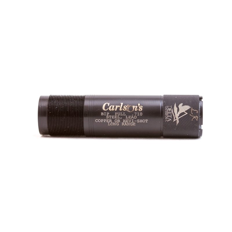 CARLSON'S Choke Tubes 12 Gauge for Browning Invector Plus [ Long Range | 0.710 Diameter ] Blued Steel | Delta Waterfowl Extended Choke Tube | Made in USA