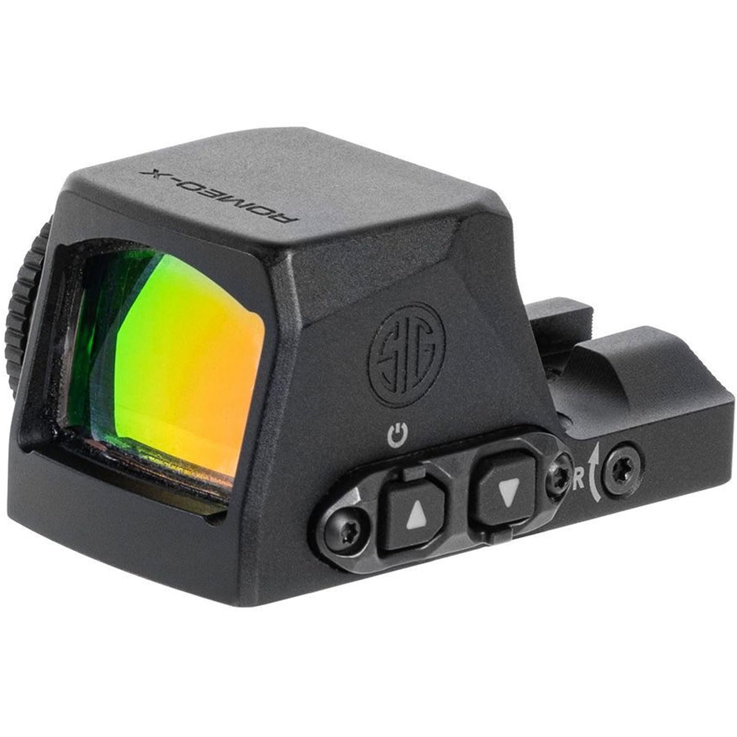 SIG SAUER Romeo-X PRO Pistol-Mounted Reflex Sight | Rugged Durable Aluminum Lightweight Waterproof MOTAC Open Sight with 15 Illumination Settings, Black, 2 MOA / 32 MOA Red Circle Dot