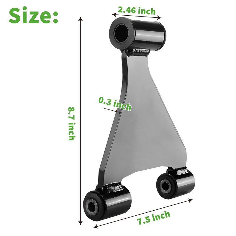 10L0L Golf Cart A Arm Assembly for EZGO RXV 2008-up Gas & Electric Vehicles, OEM# 608089 604654 601340 602085