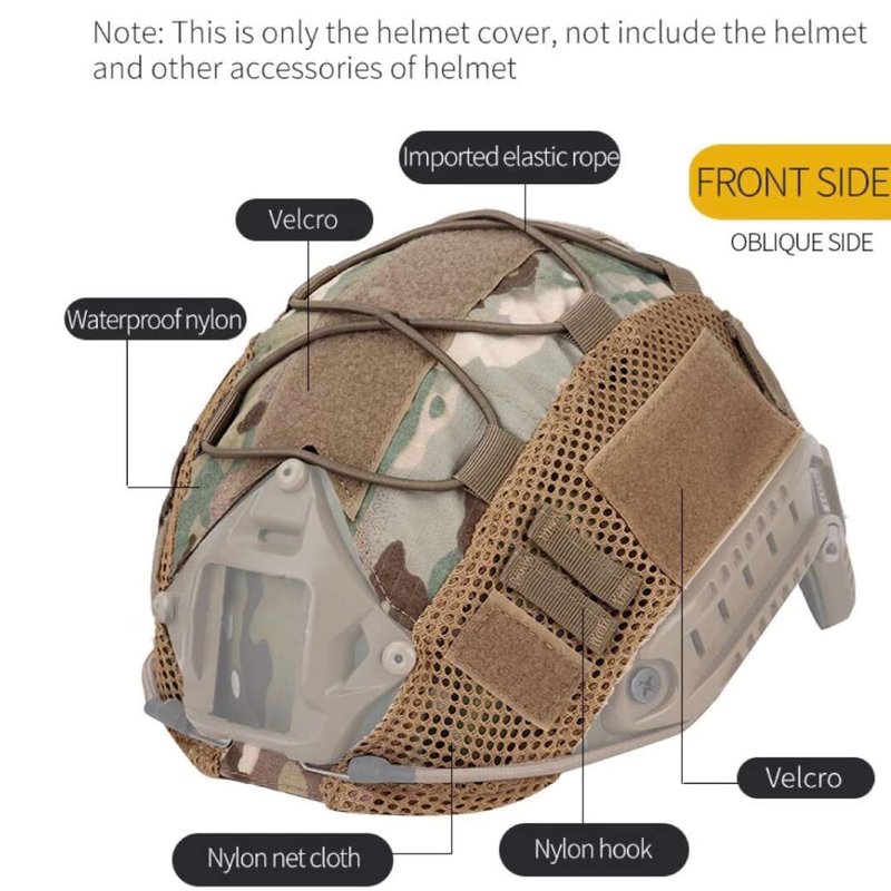 Tactical Helmet Cover for Fast MH PJ BJ Helmet Airsoft Paintball Army Helmet Cover Military Accessories (WL)