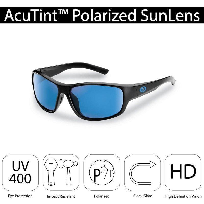 Flying Fisherman Teaser Polarized Sunglasses for Men, Women, Fishing, Boating, Outdoor Sports, 100% UV Protection