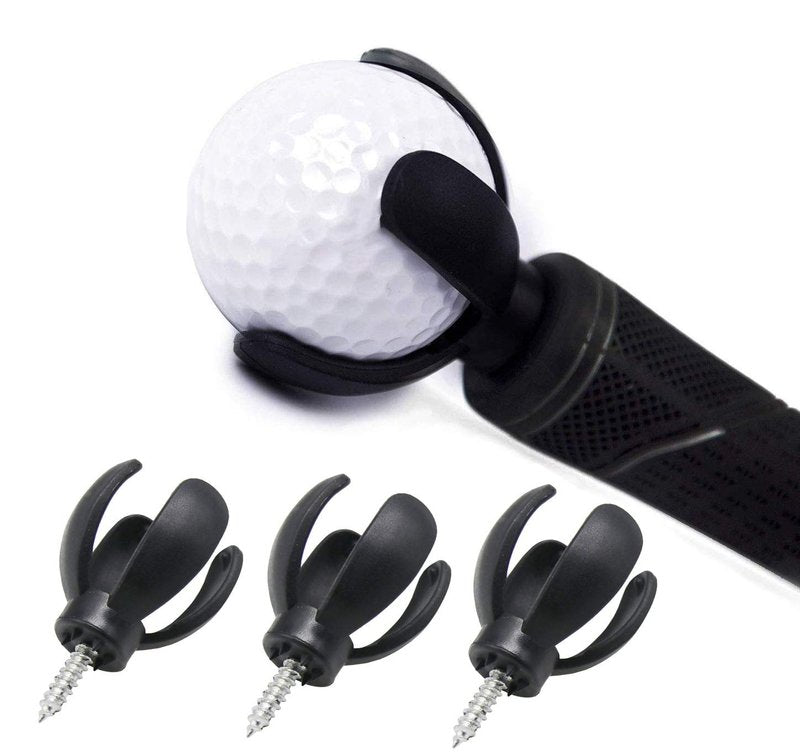 HISTAR 5PCs Golf Ball Pick Up Retriever Claw Sucker Tool Black