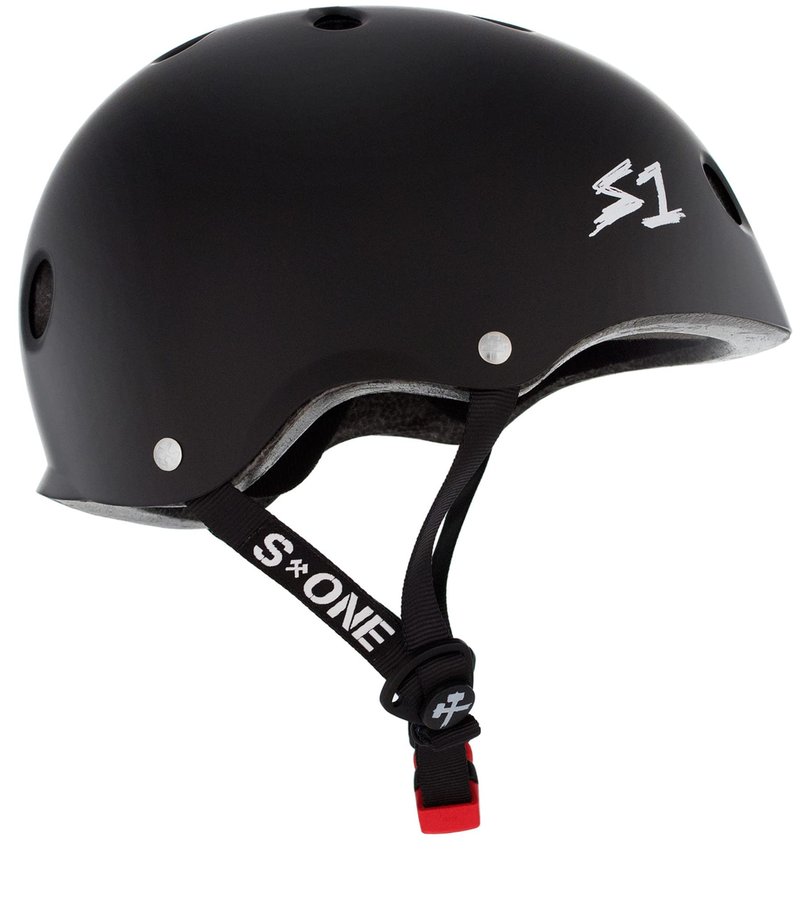 S1 Mini Lifer Helmet for Skateboarding, BMX, and Roller Skating - EPS Fusion Foam, CPSC & ASTM Certified - Black Matte Medium (19.5")