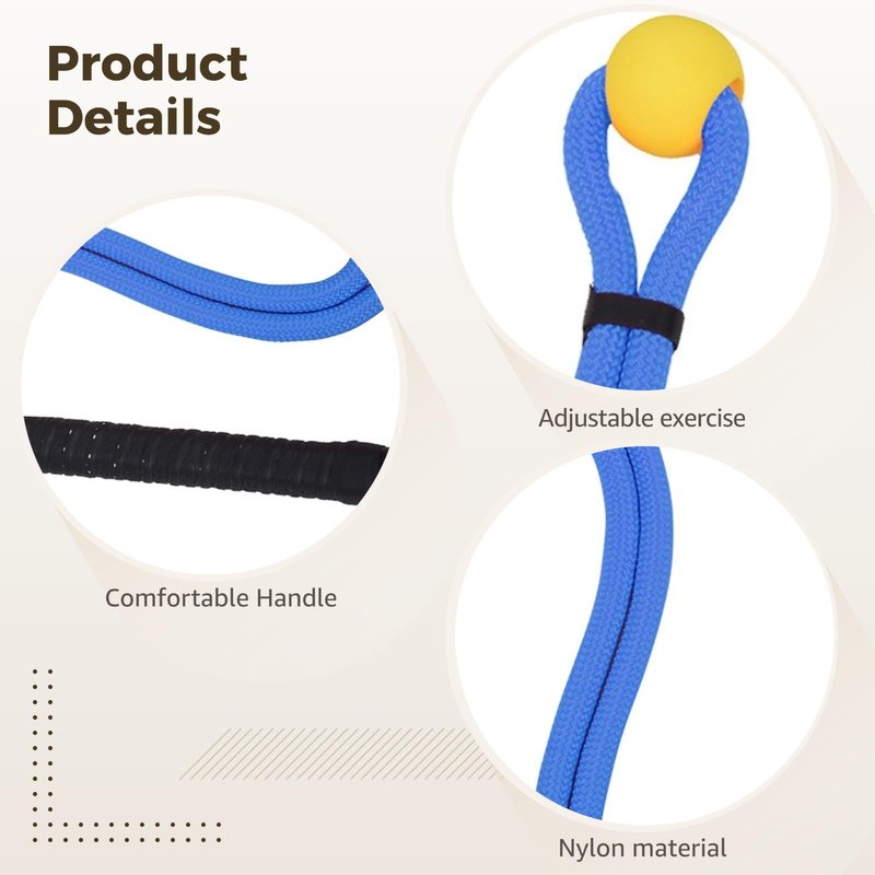 Golf Rope Swing Trainer, Golf Swing Training Aid for Posture Correction, Warm-Up, Strength Training, 37.9 in / 96 cm Nylon Cord