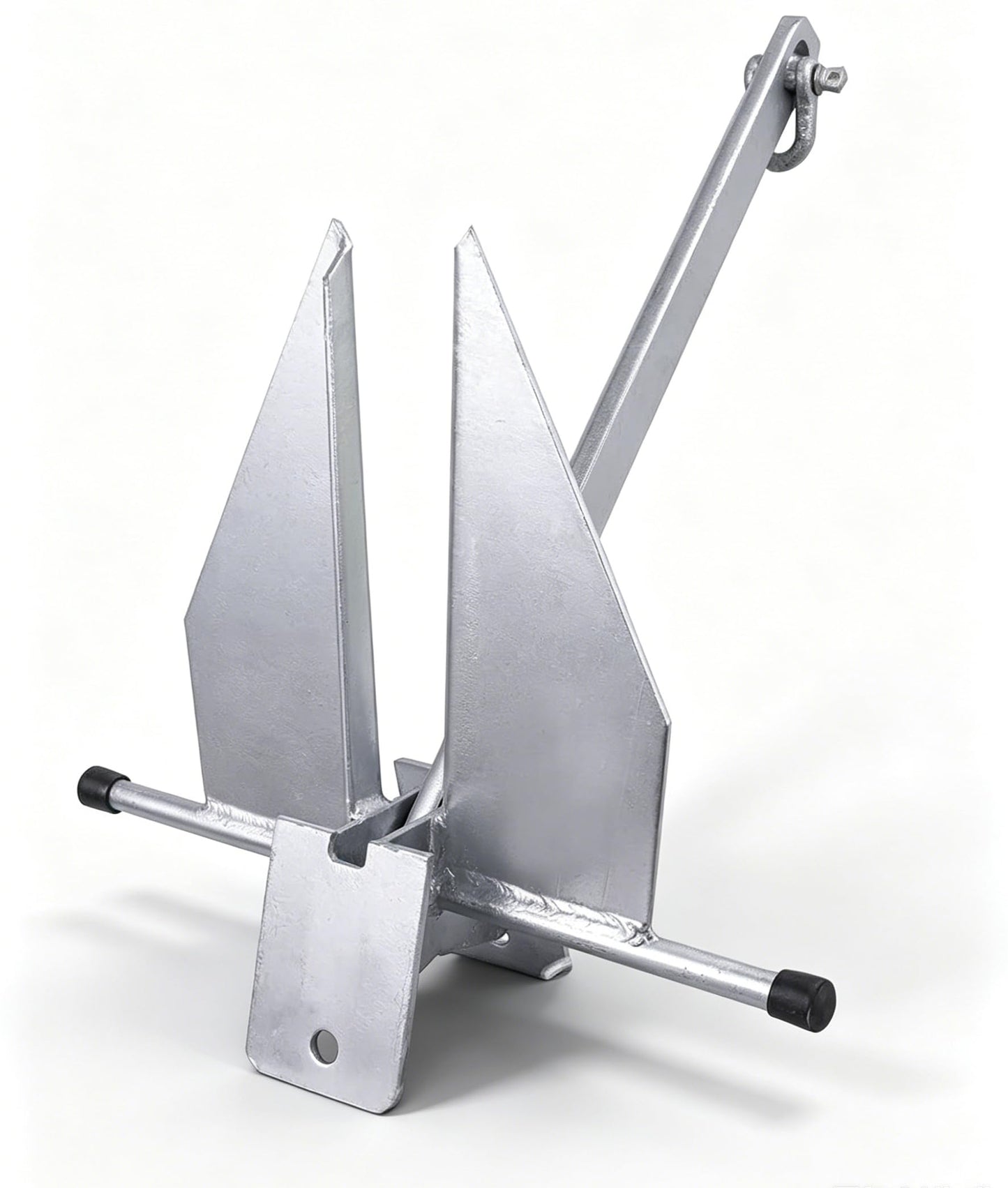 Young Marine Portable Galvanized Fluke Style Anchor Kit Includes Galvanized Fluke Anchor, Rope, Shackles, Chain 8LB 10LB (13 LB)
