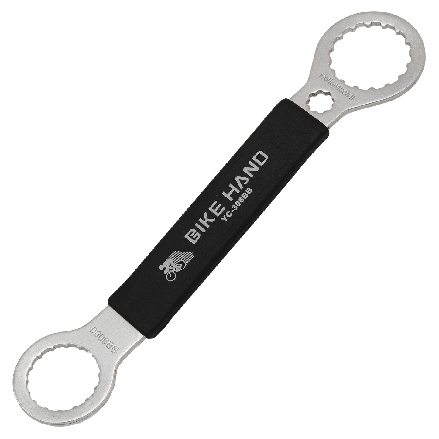 BIKE HAND Bicycle Bottom Bracket Tool - Compatible with Shimano Hollowtech II/BB9000, BBR60, M8000, Sram Dub, Truvativ GXP, FSA Mega EVO or Campagnolo Ultra-Torque - 16 Notch 39 & 44mm