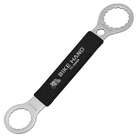 BIKE HAND Bicycle Bottom Bracket Tool - Compatible with Shimano Hollowtech II/BB9000, BBR60, M8000, Sram Dub, Truvativ GXP, FSA Mega EVO or Campagnolo Ultra-Torque - 16 Notch 39 & 44mm