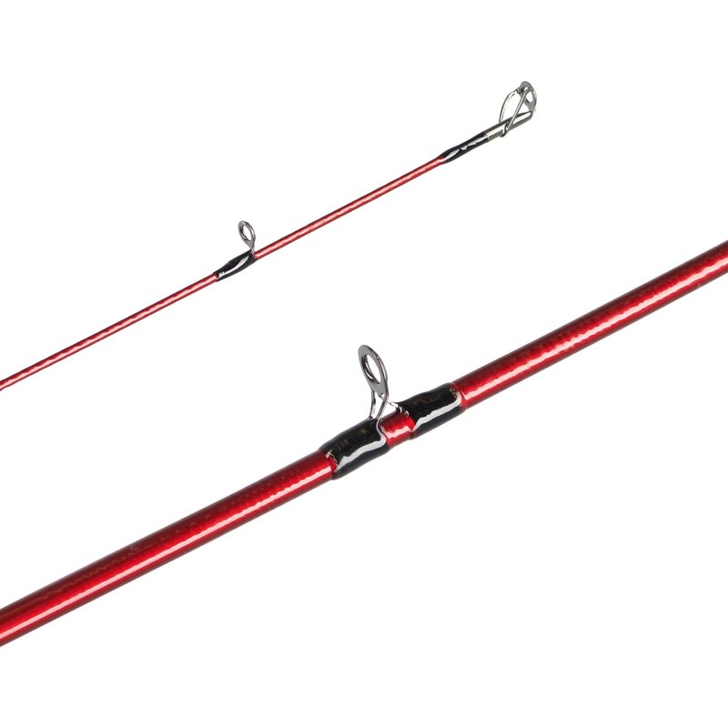 Ugly Stik 7’ Carbon Casting Rod, One-Piece, 8-17lb Line Rating, Medium Power, Fast Action, 1/4-5/8 oz. Lure Rating, Red