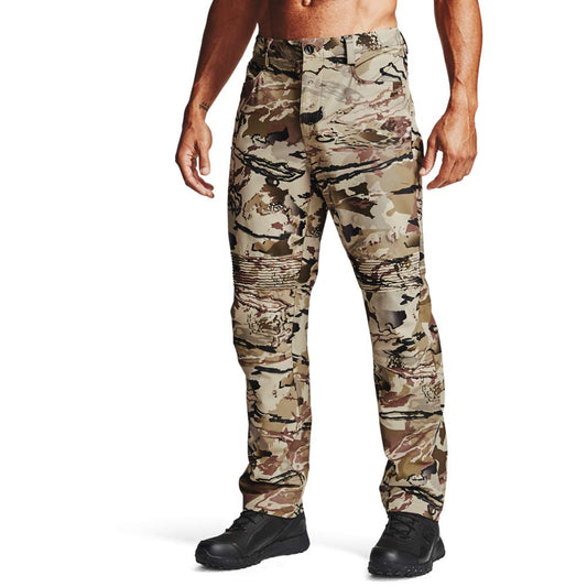 Under Armour mens Backwoods Straight Leg Pants , Ua Barren Camo (999)/Black , 32/34