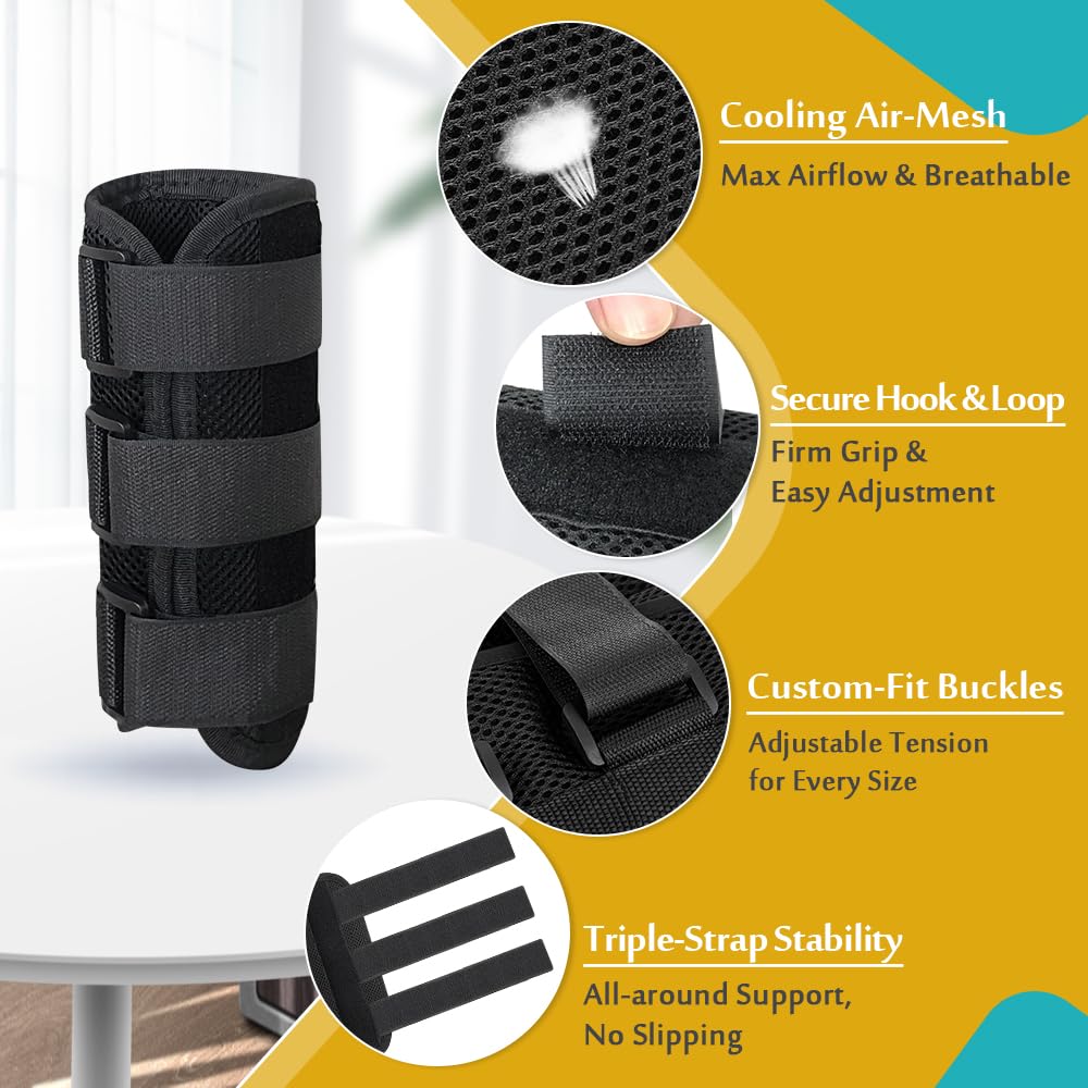 Mybow Elbow Splint Brace Thumb Sucking Stop for Kids Pediatric Elbow Brace Child Arm Splint Cubital Tunnel Ulnar Nerve Entrapment Brace Elbow Protector Support Wrap - Small