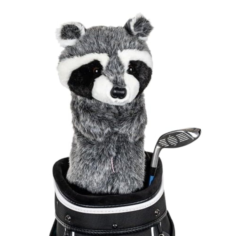Daphne's Headcovers Raccoon Driver Headcover | Funny Golf Club Covers | Golf Head Covers for Drivers | Stylish Golf Club Head Covers | Golf Driver Covers | Men’s & Women’s Driver Headcover