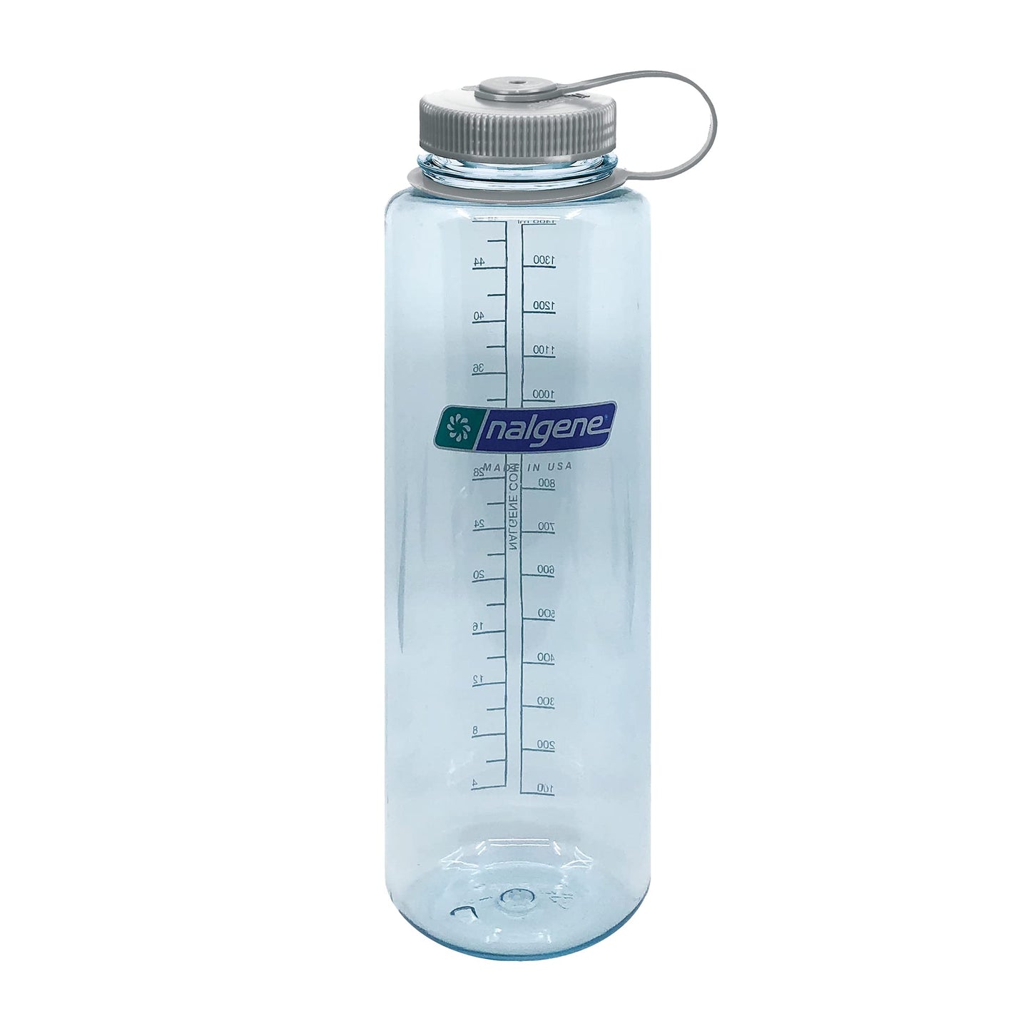 Nalgene Sustain Tritan BPA-Free Water Bottle Made with Material Derived, 32 OZ, Narrow Mouth, Gray & Sustain Tritan BPA-Free Water Bottle Made with Material Derived, 48 OZ, Wide Mouth, Seafoam