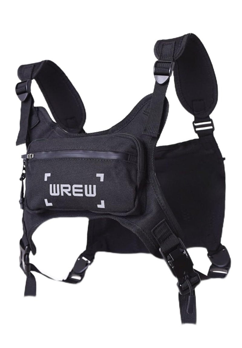 Water Resistant Running Chest Pack for Men-Running Phone Holder with Extra Storage-Lightweight Running Vest for Workouts