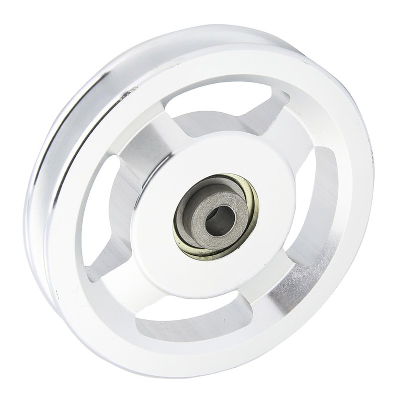 Strength Training Pulley, Aluminum Alloy Durable Pulley Wheel 4.5 Inch for Home Gym Fitness Enthusiasts Athletes Rehabilitation Exercises
