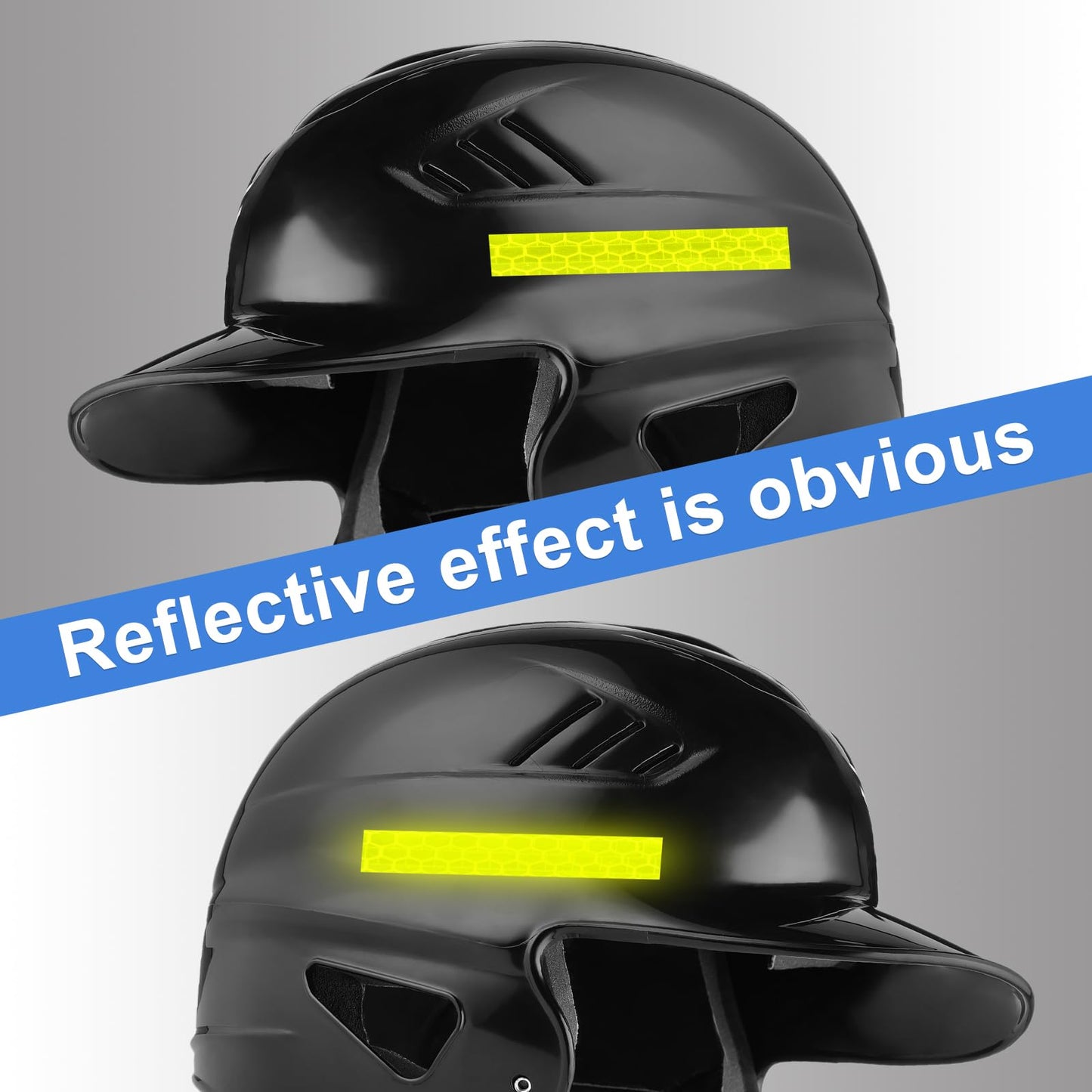 HARFINGTON 3 Rolls Reflective Tape 0.4" x 315" High Visibility Reflective Adhesive Stickers Outdoor Waterproof for Trailer Trucks Bike Car Motorcycle Helmet Mailbox, Silver