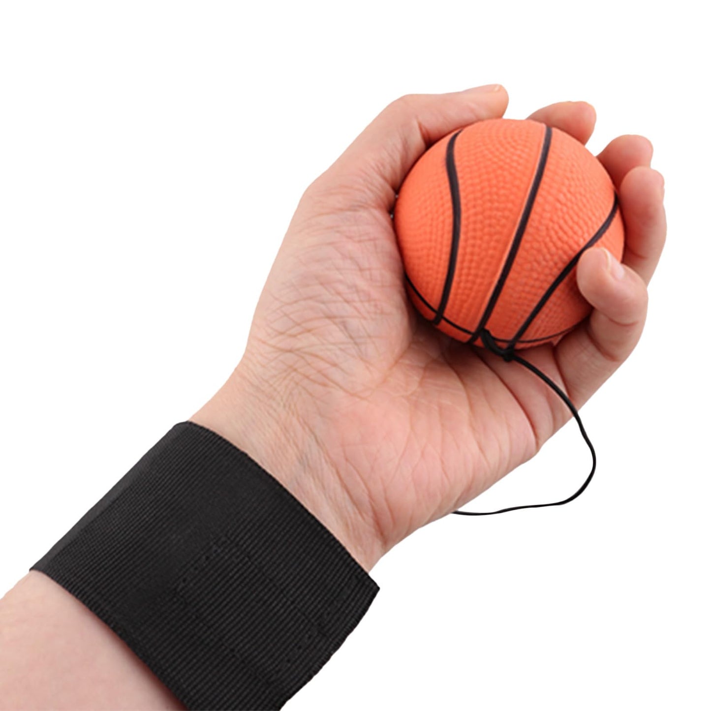 Wrist Return Ball Rubber Sport Ball with Wrist Strap and String | Rebound Ball Sports Bouncy Ball,Wrist Rebound Toy on Elastic String Ball Wrist Toy for Teens Adults Wrist Exercise