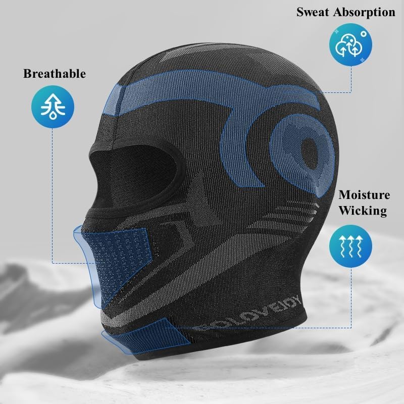 Winter Ski Mask Balaclava - Full Face Protection for Men & Women | Cold Weather Gear for Skiing & Snowboarding