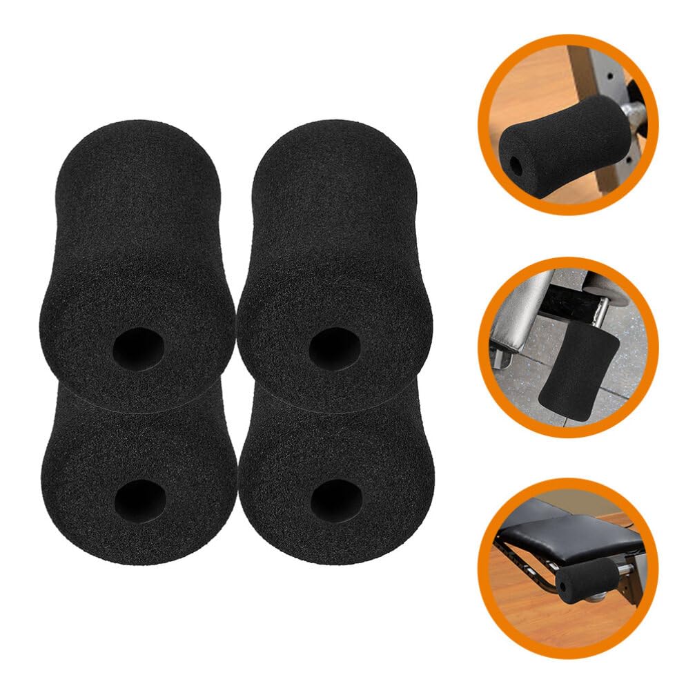 Foam Foot Pads Rollers Set 4pcs Buffer Tube Cover Replacement for Total Trainer and Other Home Gym Exercise Machines Equipments