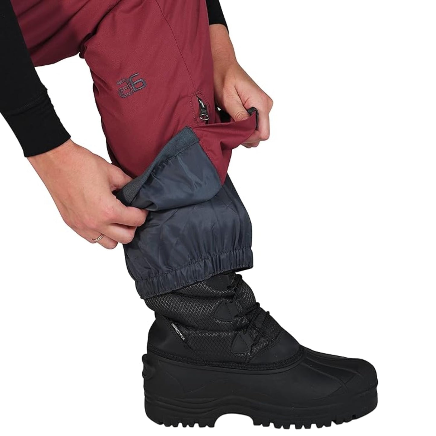 Arctix Women's Essential Insulated Bib Overalls, Crimson, Small
