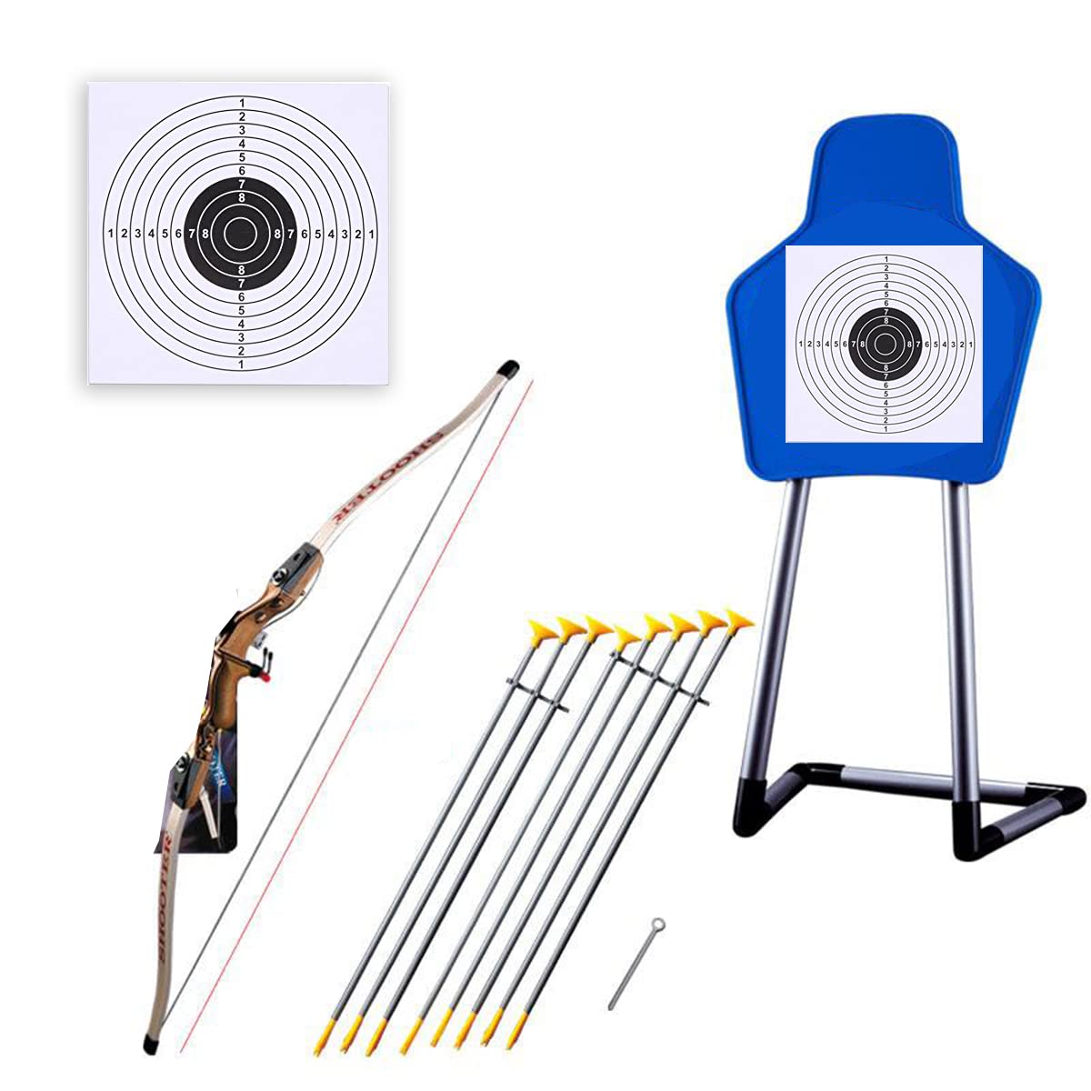 100 Pack 5.5×5.5 Inch Paper Targets for Shooting Bullseye Splatter Paper Target for Shooting Range & Pistol Practice - Shooting Practice Targets for BB Gun, Pellet Gun, Rifle Practice