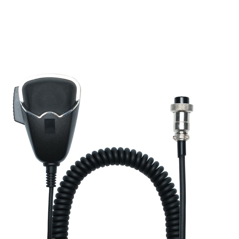 LYWBETOP CB Radio Microphone 4-Pin Handheld Speaker Mic Compatible with Cobra/Uniden/Workman High-Volume Clarity for Truckers & Security Professionals (QX-25-4pin)