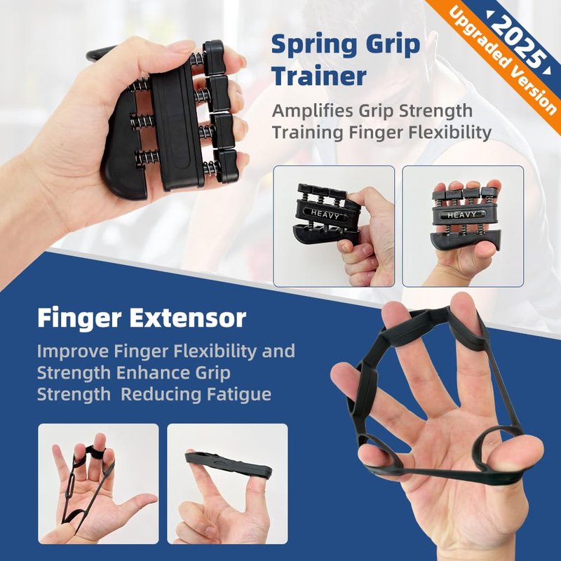 Grip Strength Tester Hand Griper - Grip Strength Trainer Electronic Meter Digital Hand Gripper Strengthener 265 Lbs 120 Kgs with Mano Strengthening Devices for Sports School Home Use