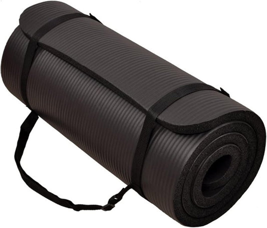 Extra Thick Yoga Mat - 1-Inch High Density Anti-Tear Design | Versatile for All Yoga Styles, Multiple Colors Available