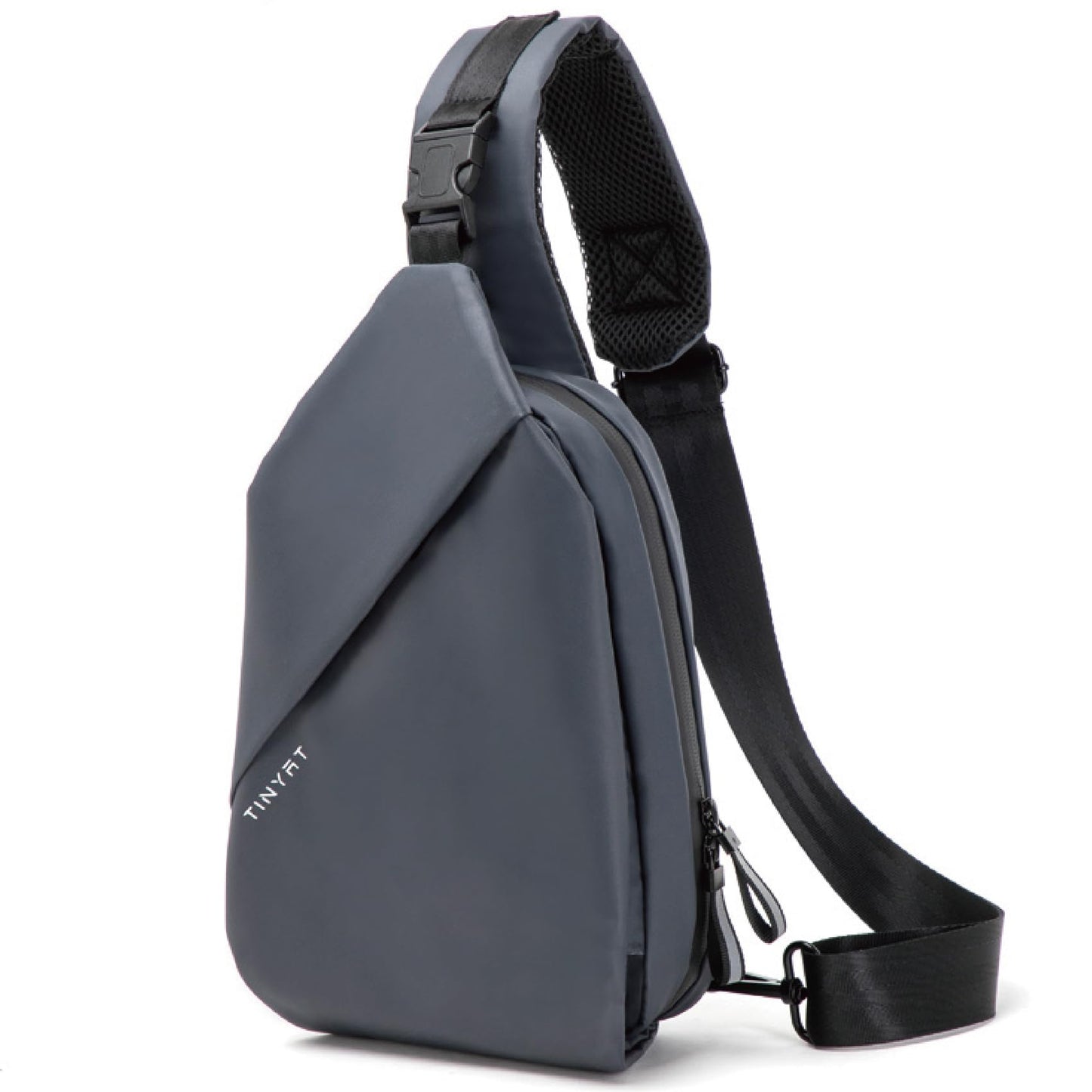 Sling Bag for Men women Anti Theft One Strap Motorcycle Backpack Sling Tactical Chest Bag Daypack Crossbody Backpacks for Casual Travel Hiking Diving Outdoor Sports Grey