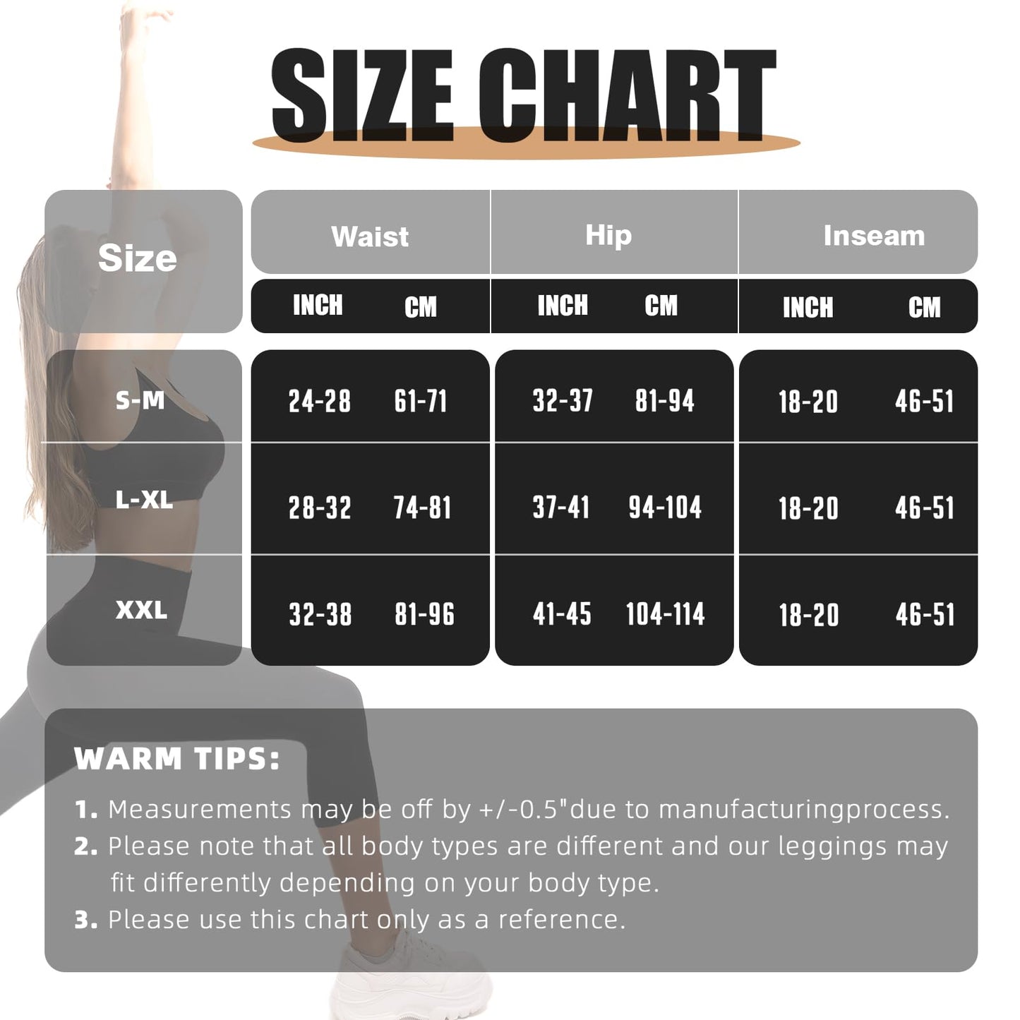 Leafigure 2-Pack Capri Leggings for Women, High Waisted Soft Yoga Pants for Gym Workout Black L-XL