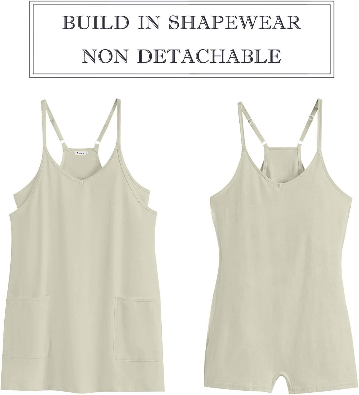 Women’s Athletic Tennis Dress - Summer Workout Mini Romper with Built-In Shorts | Travel & Vacation Ready