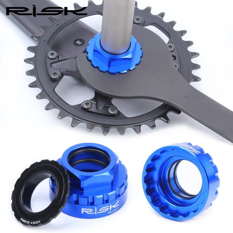 CYCEARTH 12-Speed Bicycle Chainring Lockring Removal/Installation Direct Mount Tool for Shimano M7100 M8100 M9100 M9120 Crankset