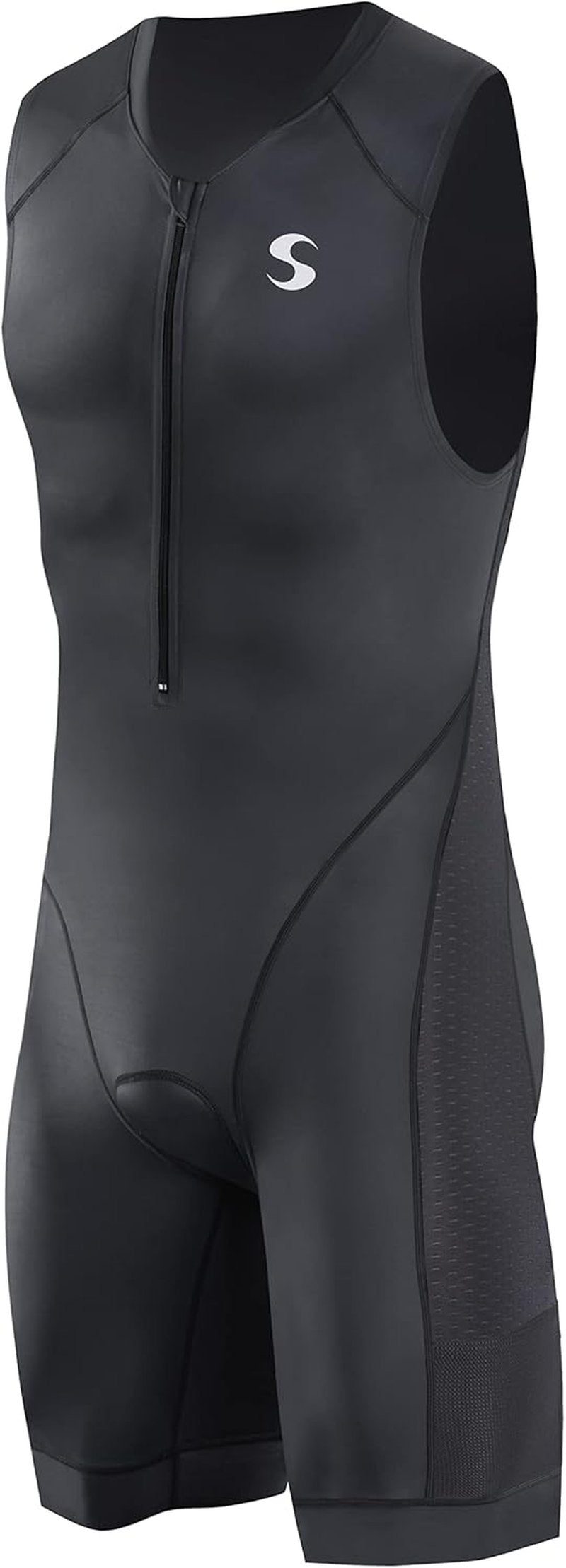 Men's Elite Sleeveless Triathlon Suit - High-Performance Trisuit for Racing | Lightweight & Comfortable