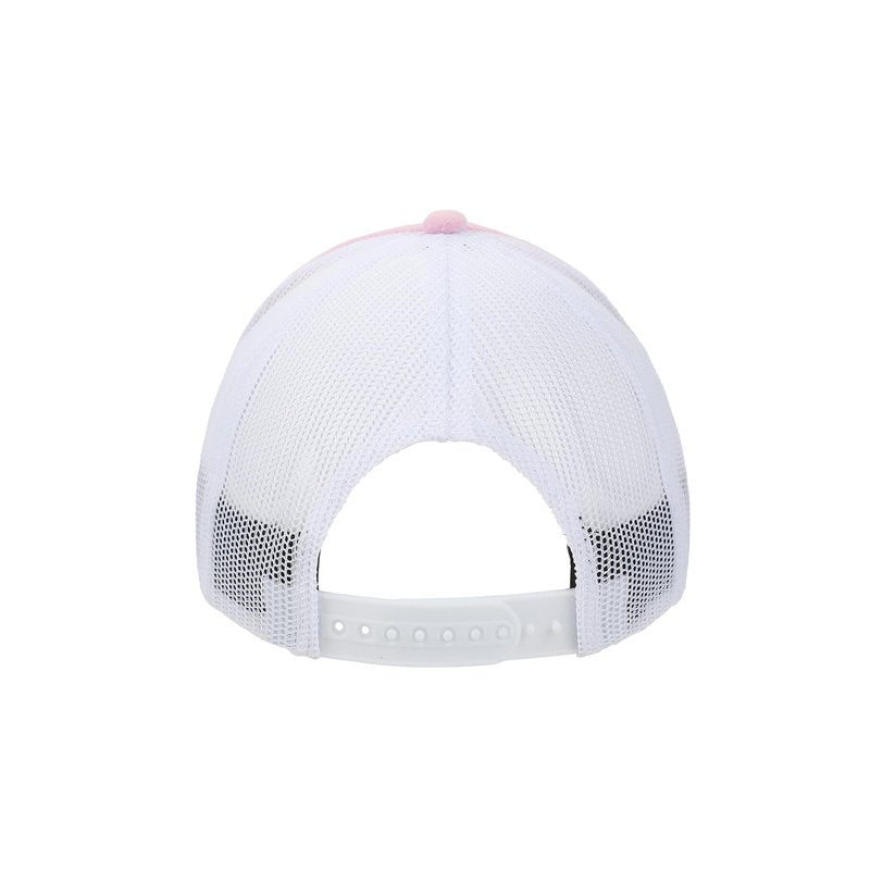 Super Mario Bros Princess Peach Rhinestone Crown Pink Trucker Hat-OSFA