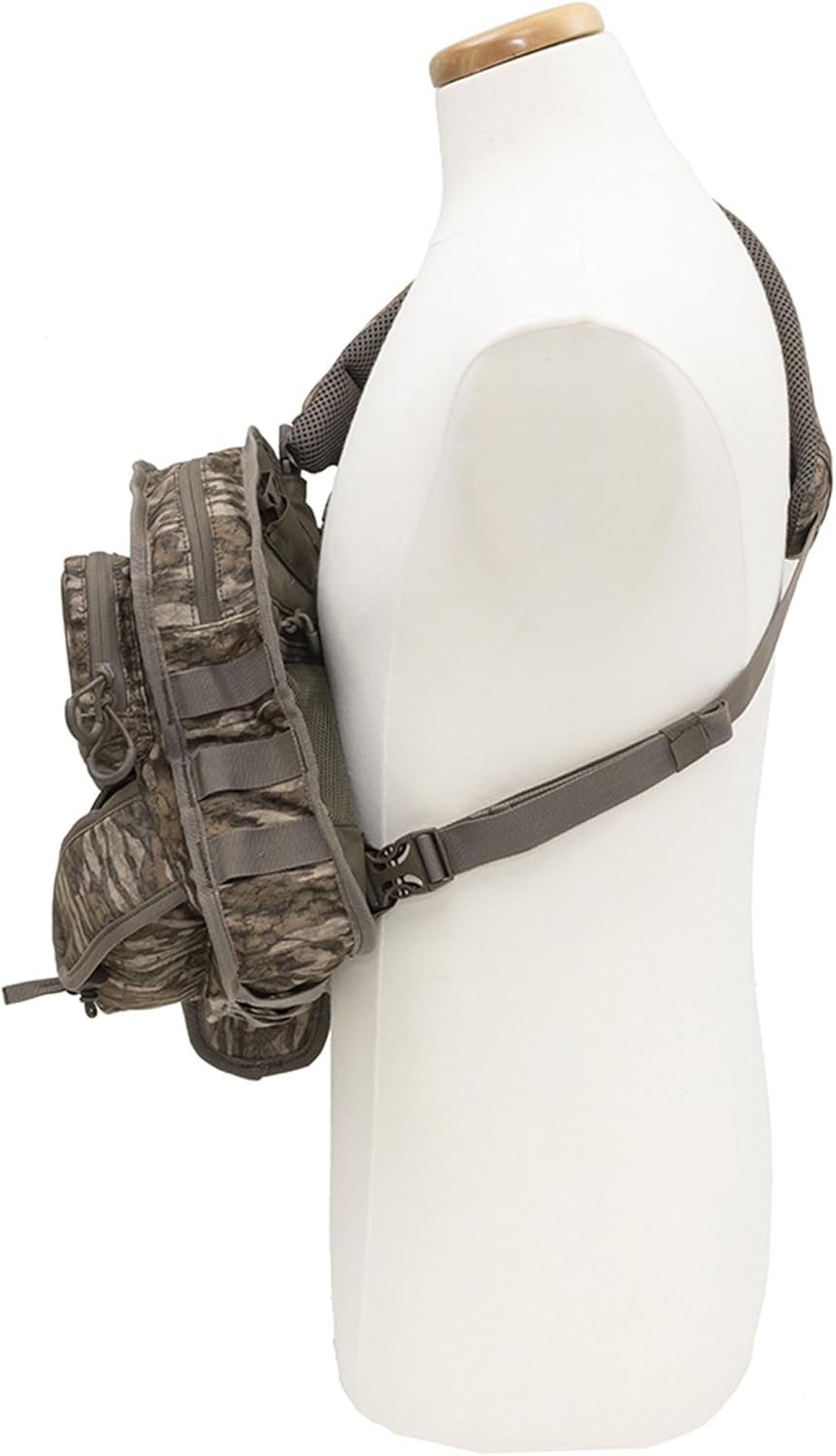 ALPS OutdoorZ Ambush Crossbody Sling Bag - Lightweight Hunting Pack with Ambidextrous Strap | Mossy Oak Bottomland