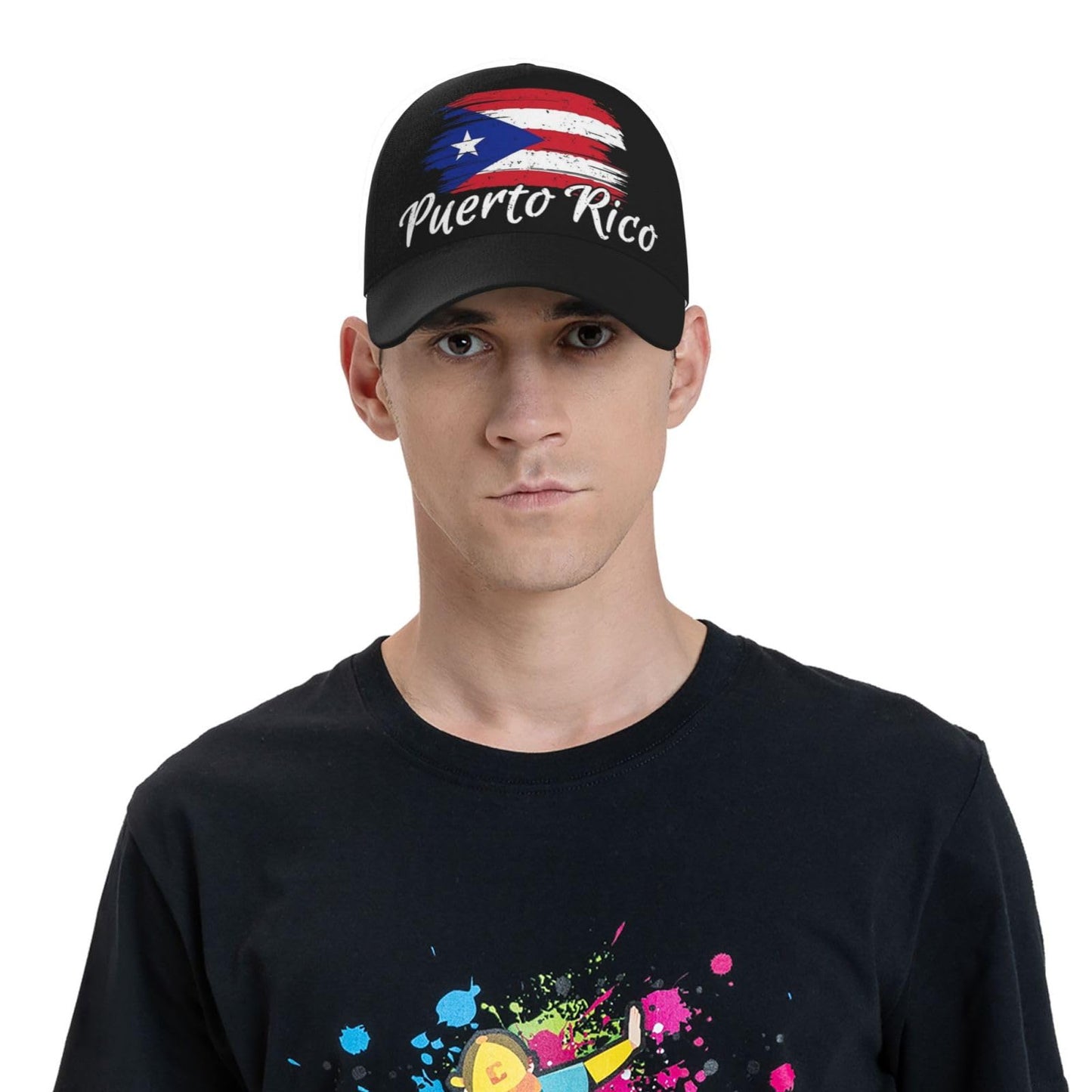 Cute Puerto Rico Flag Baseball Cap Adjustable Snapback Baseball Hat Fashion Trucker Sport Hats for Women Men