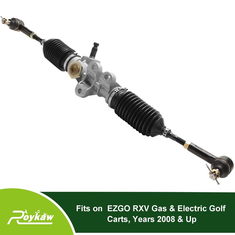 Roykaw Golf Cart Steering Gear Box Assembly/Steering Rack for EZGO RXV 2008-Up Gas and Electric Golf Cart Models, Replaces OEM # 601500, 618329, 601580, 603865, 604614