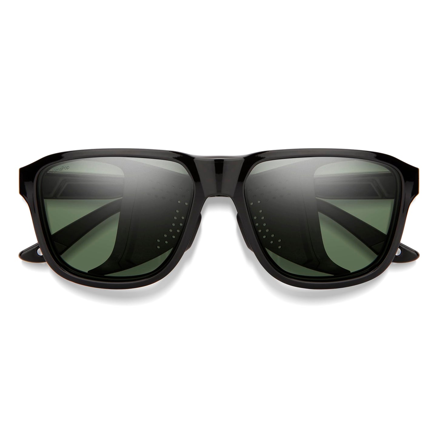 SMITH Embark Sunglasses – Performance Sports Sunglasses with Removable Side Shields for Skiing, Snowboarding, Fishing & More – For Men & Women – Black + Grey Green ChromaPop Polarized Mirror Lens