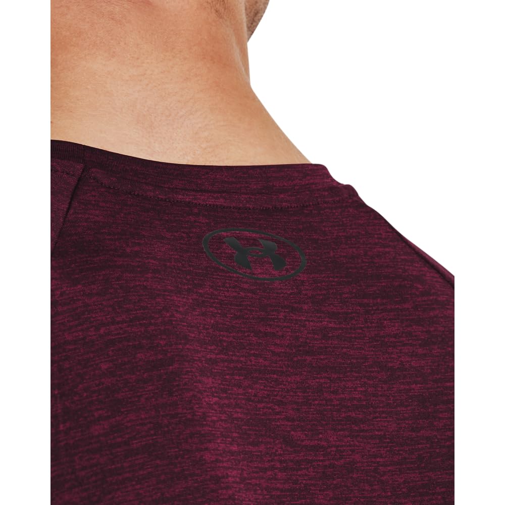 Under Armour Men's Tech 2.0 Short-Sleeve T-Shirt, (603) Dark Maroon / / Black, Large