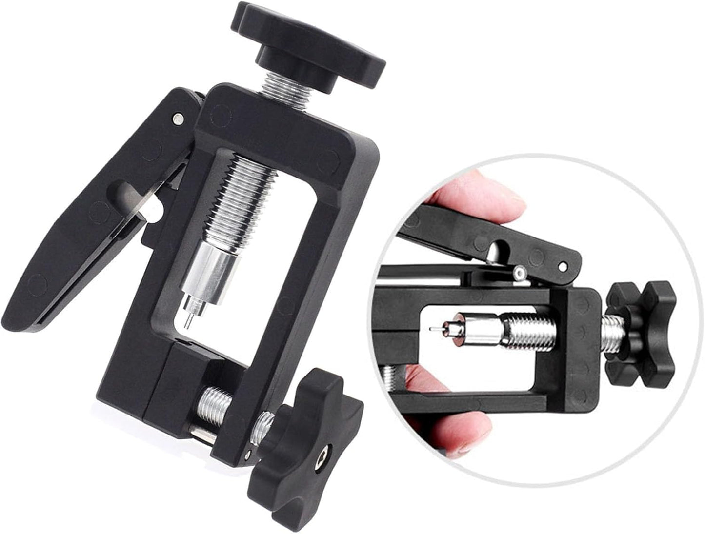 2 in 1 Lightweight Aluminum Alloy Hydraulic Hose Cutter & Needle Driver Insertion Tool for Bicycle Brake Repair, MTB Road Bike Oil Line Cutting and Fitting Installation