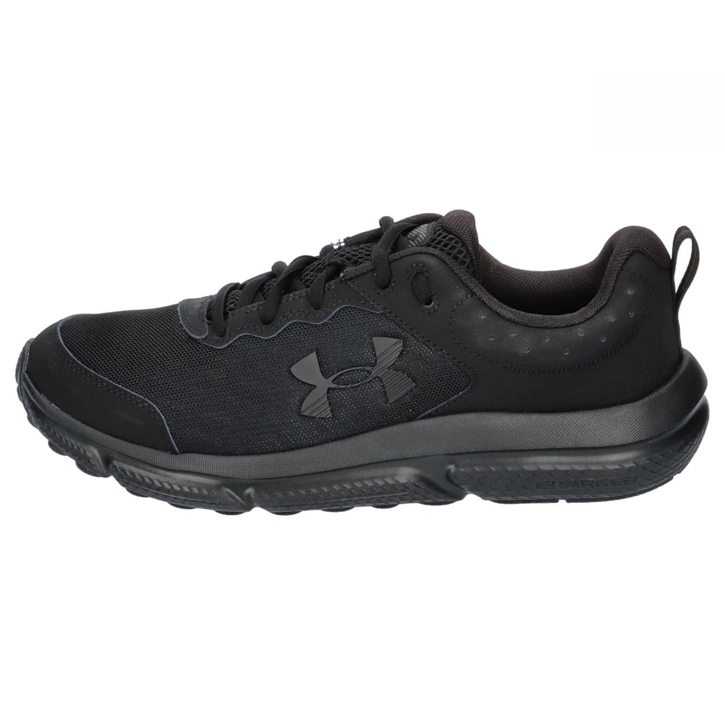Under Armour Men's Charged Assert 10 Shoes, (002) Black/Black/Black, 10 Wide