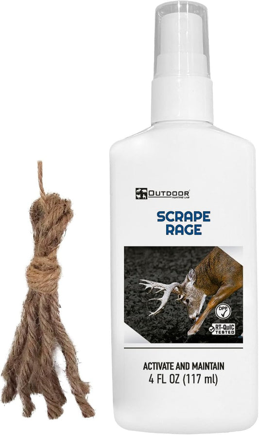 Deer Urine Attractant - Premium Doe Pee for Whitetail Hunting | Drag N’ Drip Included