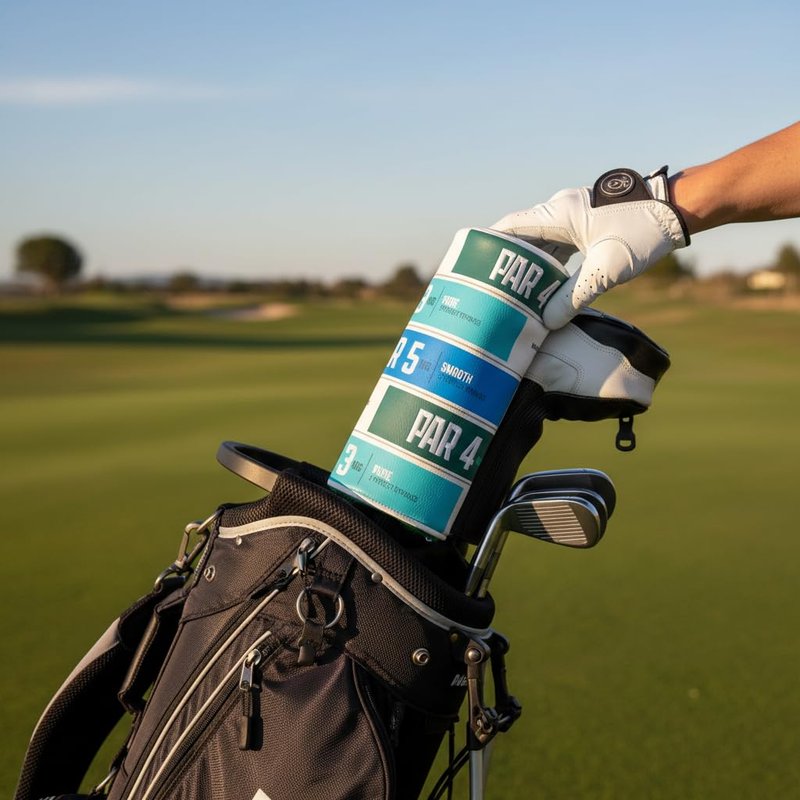 Buried Lies Golf Club Covers, Barrel Driver Headcover - Embroidery, Full Protection & Premium Leather - Golf Accessories, Cool Funny Driver Headcover, Hybrid Head Covers for Men and Women