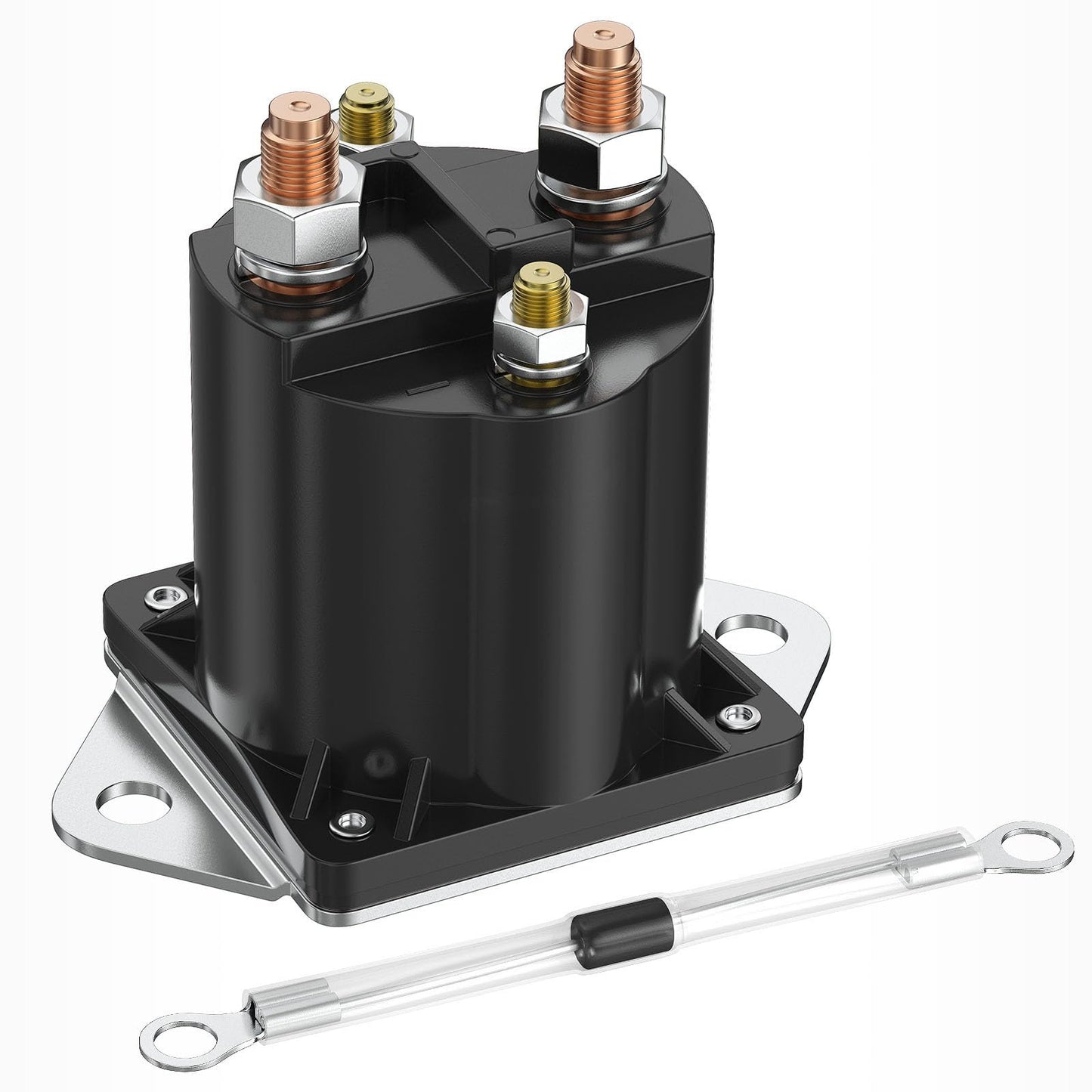 CLUBRALLY Golf Cart Solenoid 12V – LPL6003 Solenoid Relay with Diode, Fits for Club Car Tempo 2018-Up and Club Car DS & Precedent 1984-Up, OEM#1013609,1014948