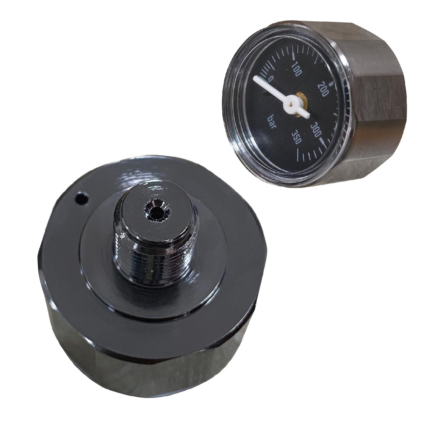 1/8" BSP 350Bar Paintball Gauge 28mm Pressure Gauge Regulator Parts for Paintball Airsoft Air Rifle PCP FX EDGUN Manometer