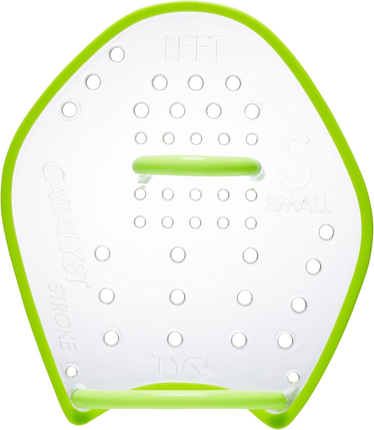 TYR Catalyst Stroke Swim Paddles - Durable Training Hand Fins for Strength & Technique | Adult Size