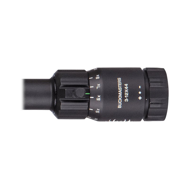 SIG SAUER Buckmasters 3-12x44mm 1" Tube Second Focal Plane/SFP/F2 Durable Shockproof Waterproof Fogproof Black Riflescope, Buckmasters BDC Reticle, Flip-Back Lens Covers Included