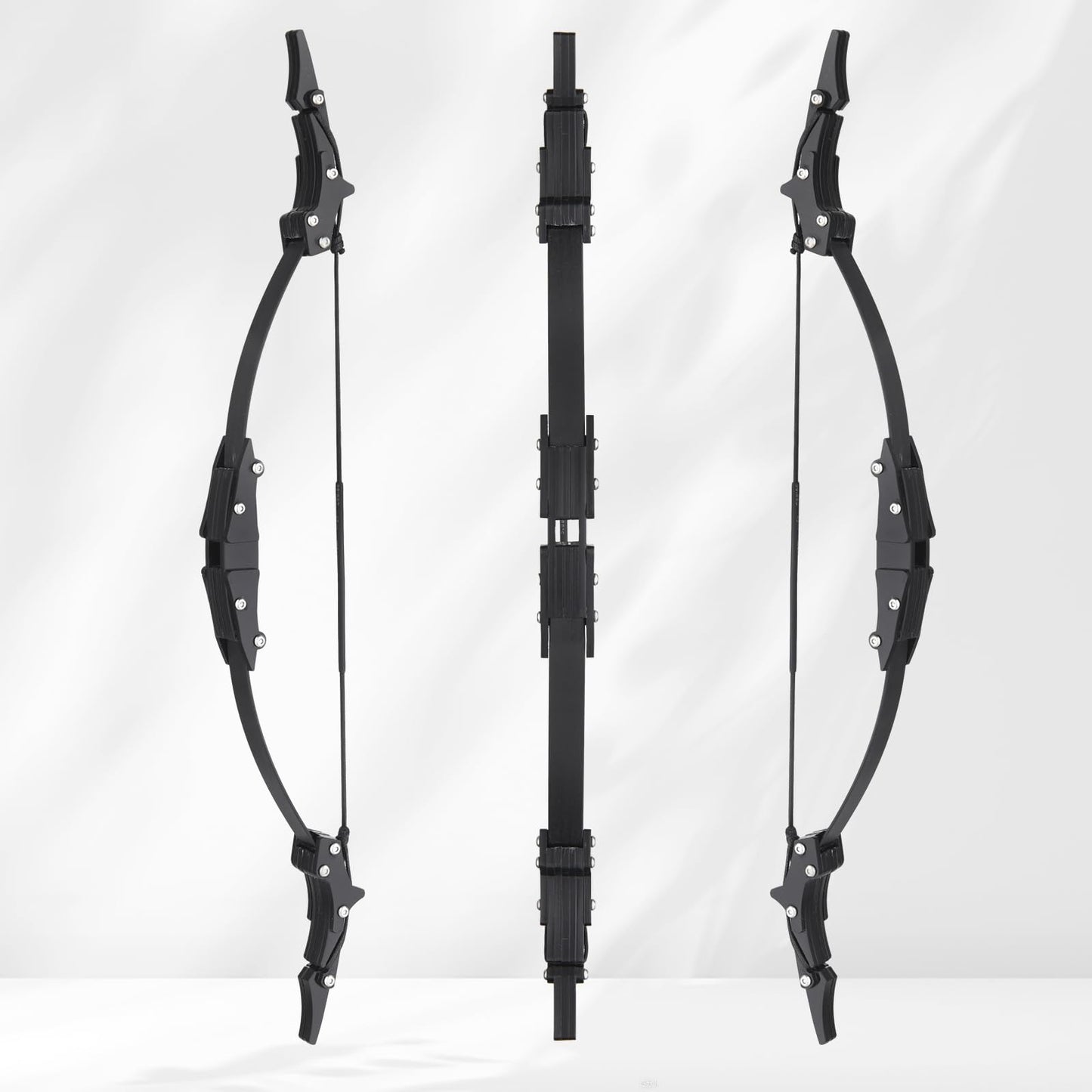 9.4inch Mini Lever Bow Recurve Bow Stainless Steel Includes 4 Arrows and Target Paper