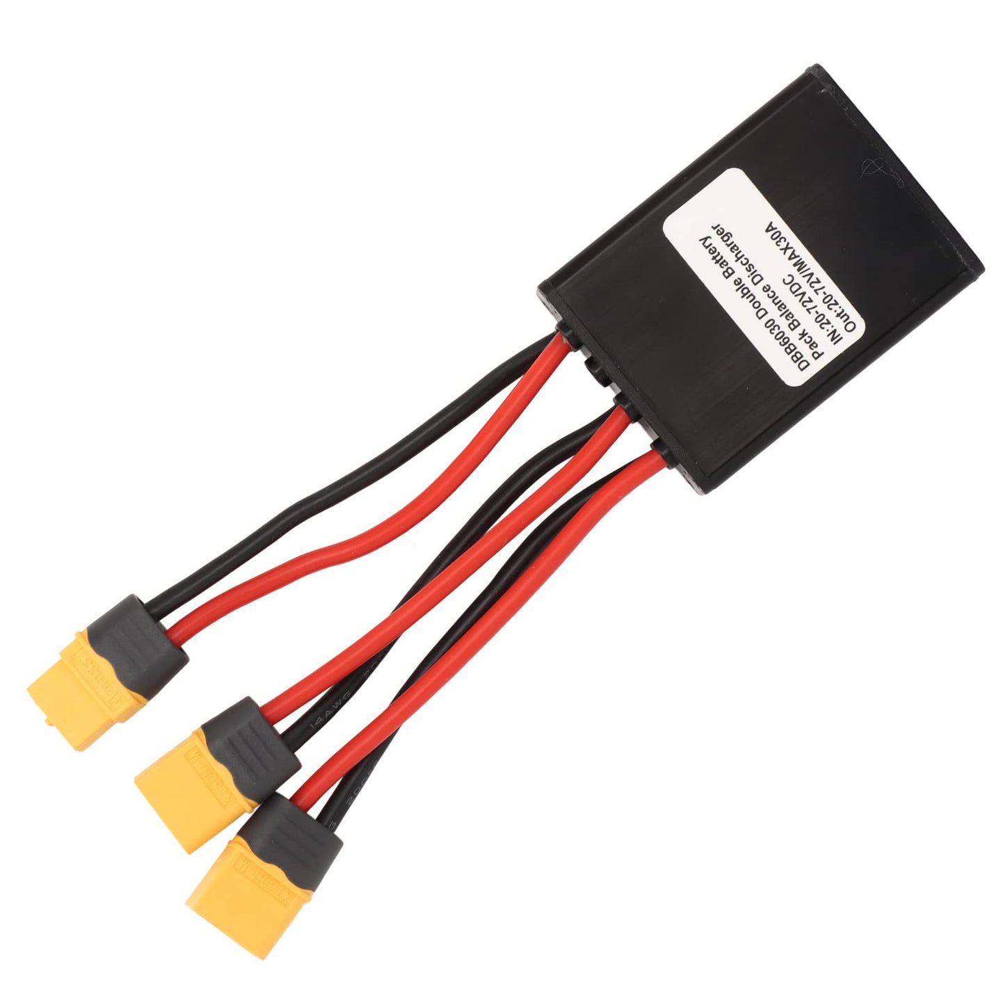 Sorandy Dual Battery Discharge Converter for E Bike, Parallel Battery Adapter for Increase The Capacity, Parallel Equalization Module XT60 Connector, Dual Battery Pack Switch 20V - 72V