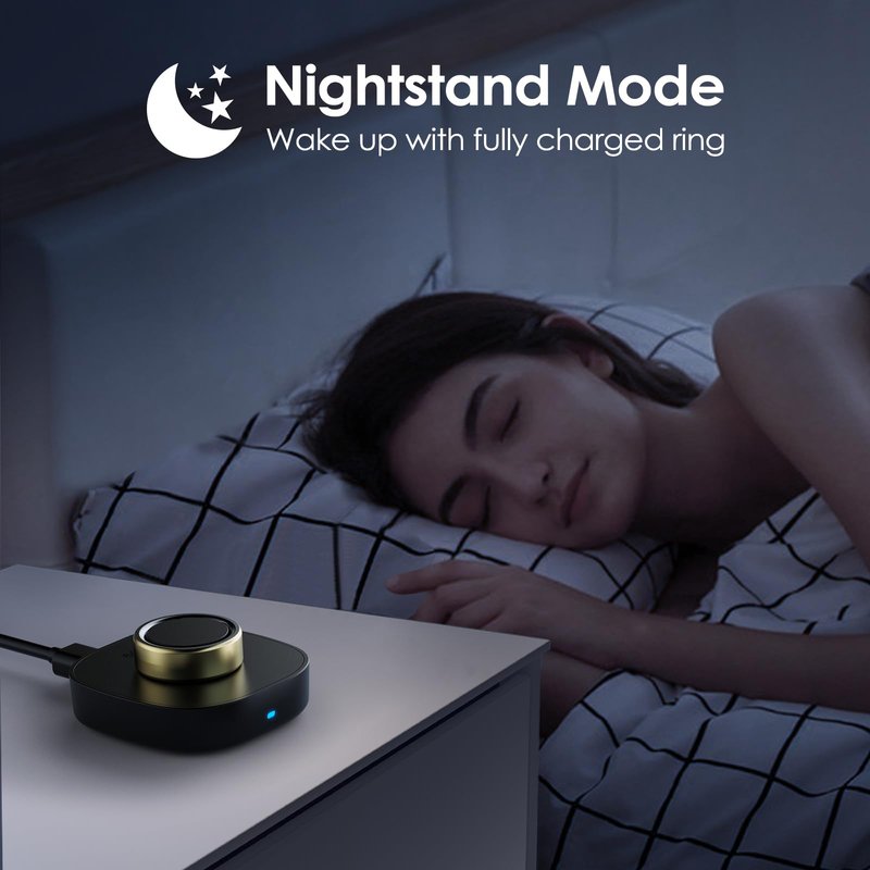 BOVIPO Compatible with Oura Ring Gen4 Charger Fast Charging Dock with USB-C Cable for Smart Ring (Size 13)
